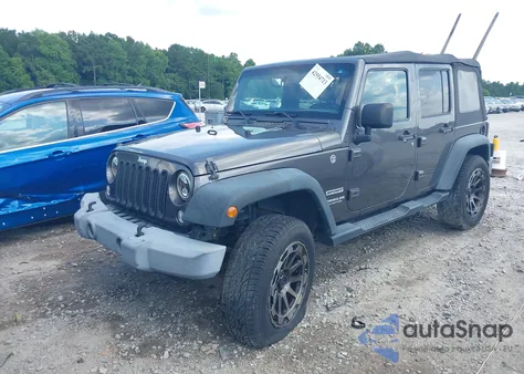 2016 Jeep Wrangler Unlimited Sport z USA, uszkodzony, nr VIN 1C4BJWDG4GL243318